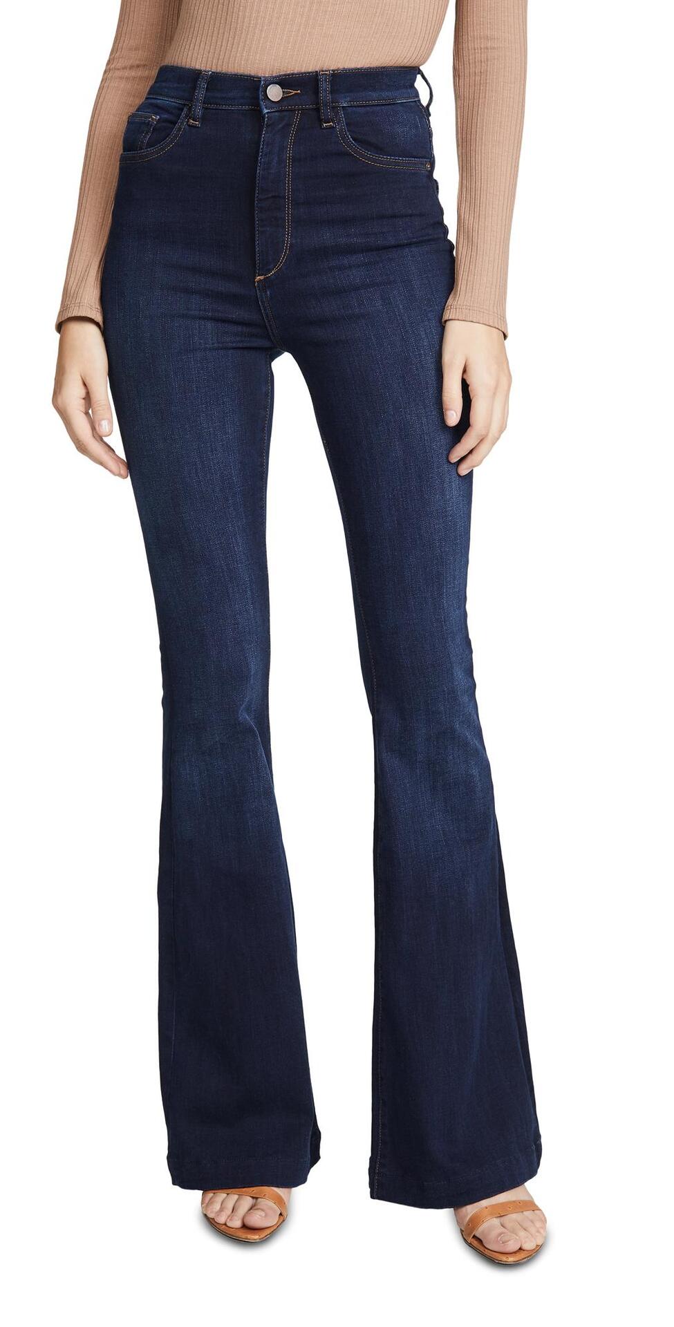 DL1961 Rachel Ultra High Rise Flare Jeans